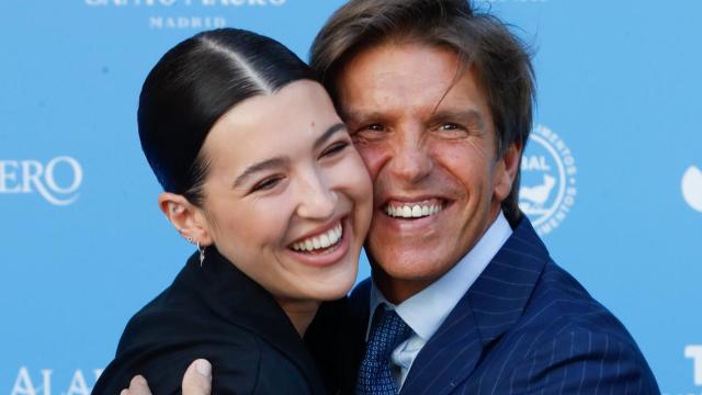 Alba Díaz Martín junto a su padre, Manuel Díaz ‘El Cordobés’.