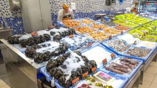 La sección de pescadería de Mercadona.