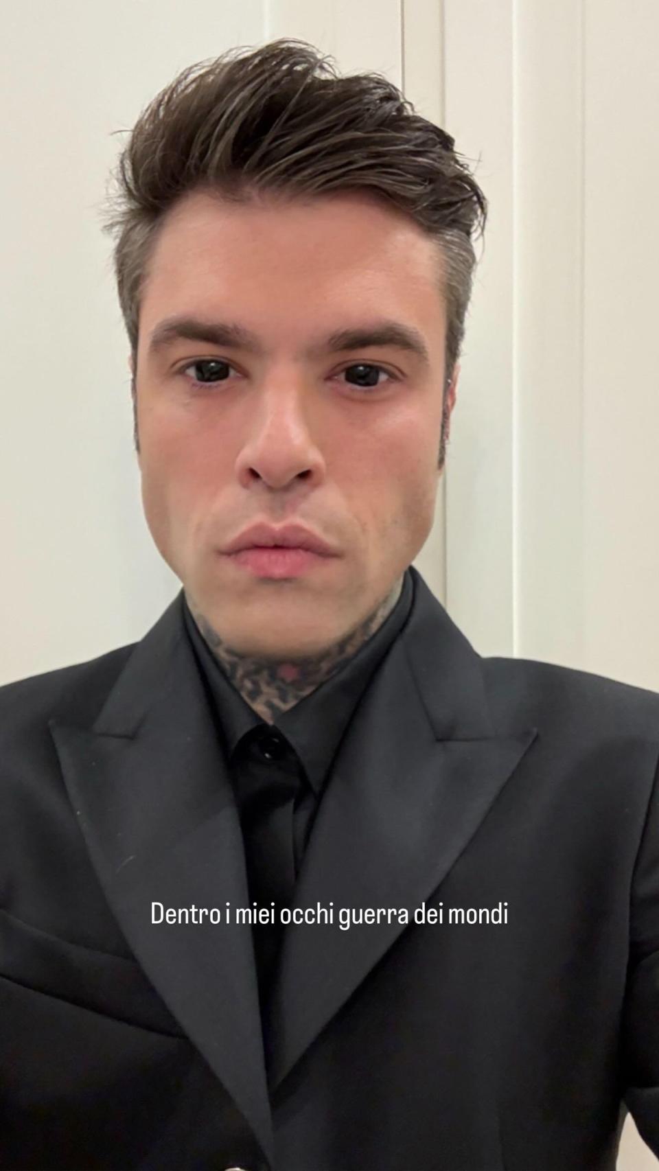 Fedez ha regresado a la escena pública en el Festival de Sanremo.
