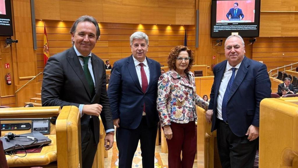 Los senadores toledanos del PP.