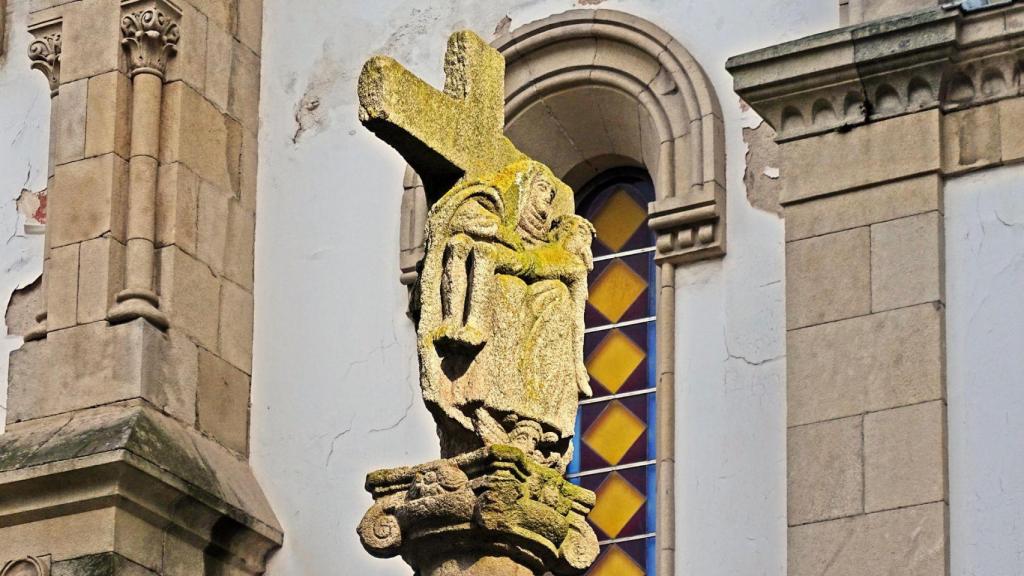 Cruceiro de la iglesia de San Andrés en A Coruña.