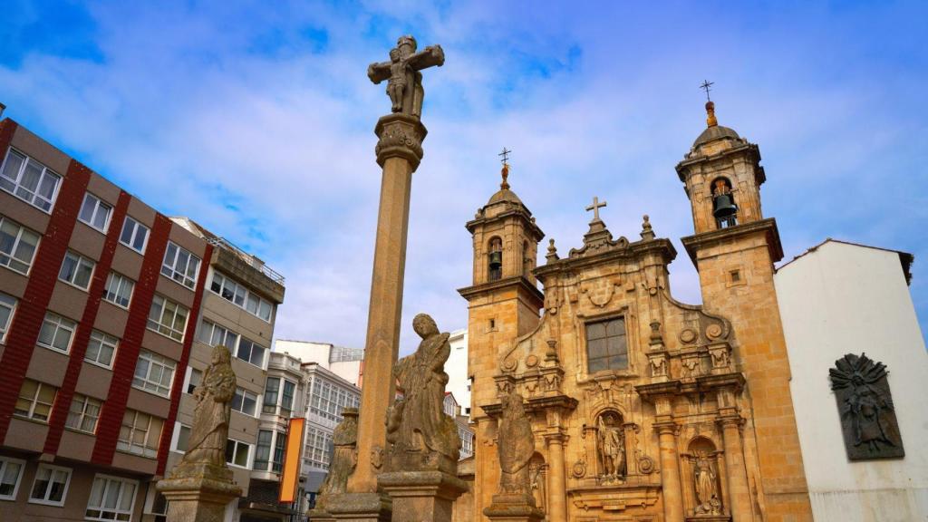Cruceiro de la iglesia de San Jorge en A Coruña.