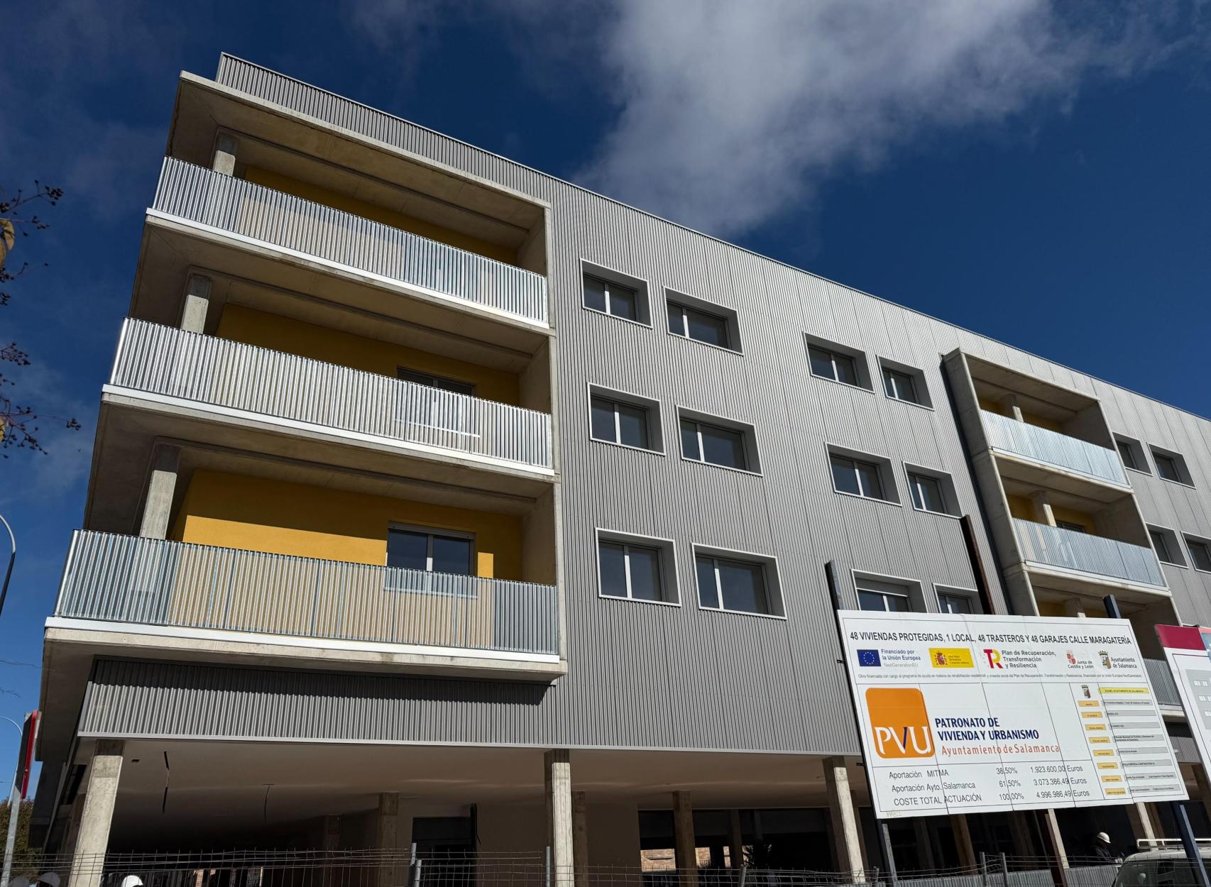 Nuevo edificio de viviendas en el barrio Capuchinos