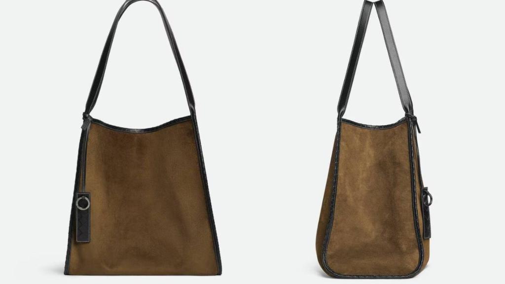 Bolso de ante de Bottega Veneta.