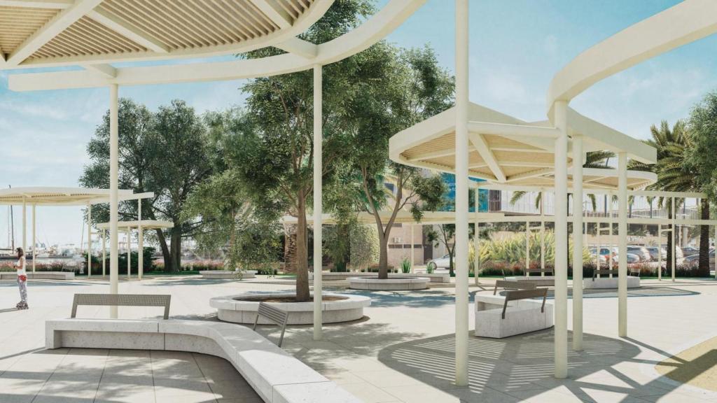 Render del próximo proyecto que se llevará a cabo en el Muelle de la Aduana. EE