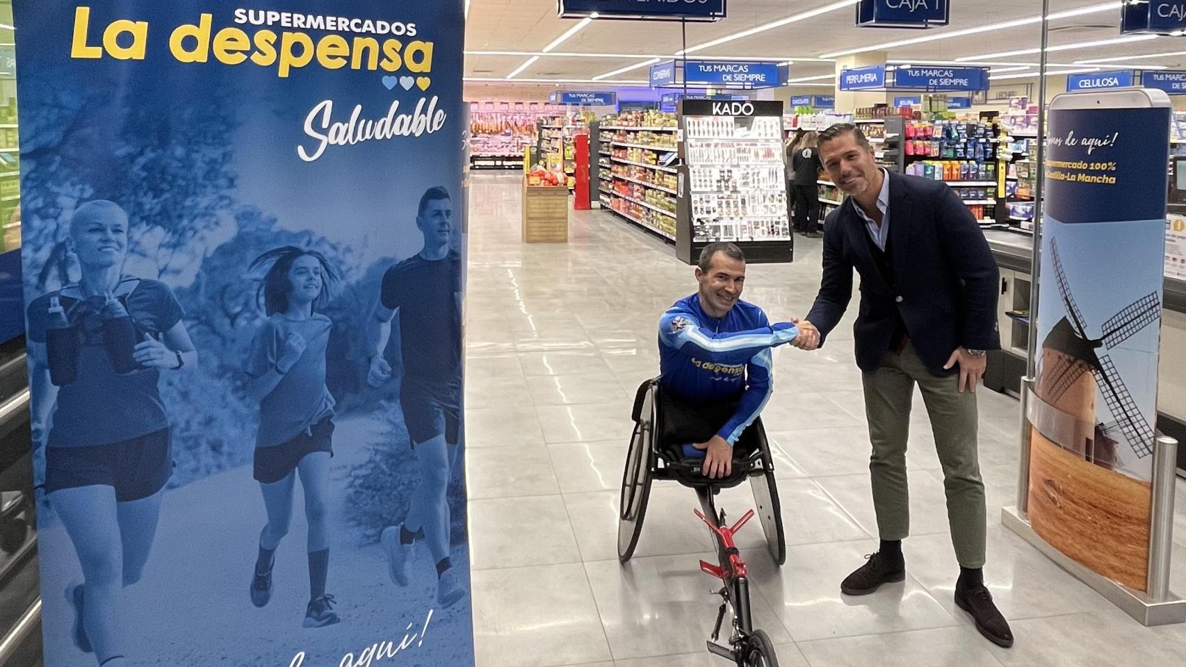 Omar Ortiz y Juan Antonio Gómez, CEO de La Despensa Supermercados.