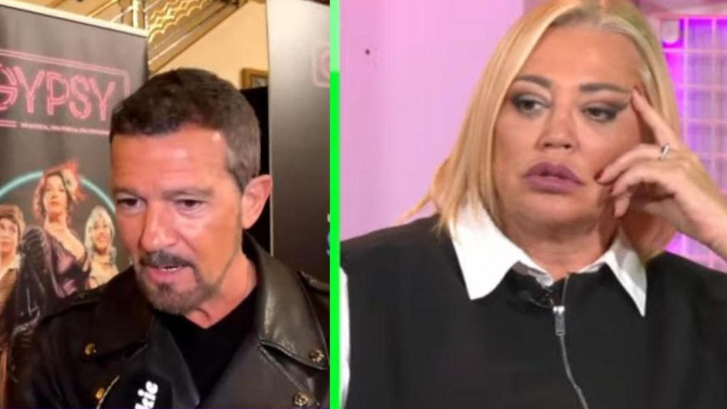 Belén Esteban y Antonio Banderas en 'Ni que fuéramos Shhh'.