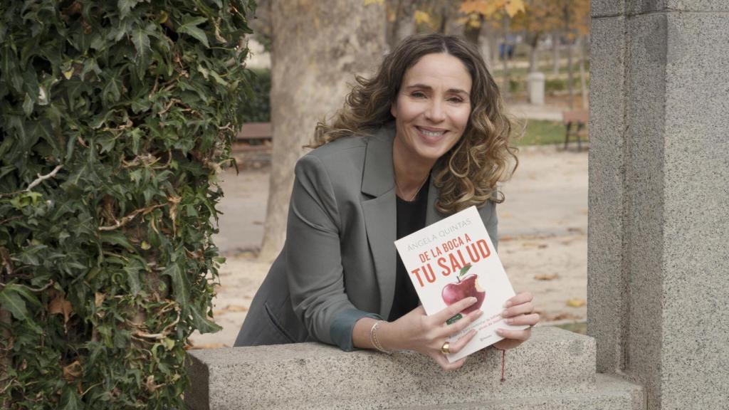 Ángela Quintas, con su nuevo libro 'De la Boca a tu salud'.