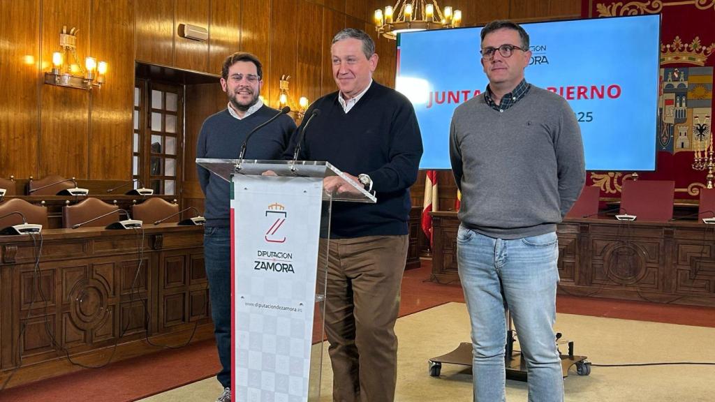 Rueda de prensa de la Junta de Gobierno de la Diputación de Zamora