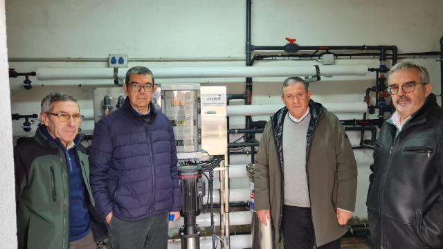 Los vecinos de Villárdiga disfrutan del suministro de agua potable a menor coste