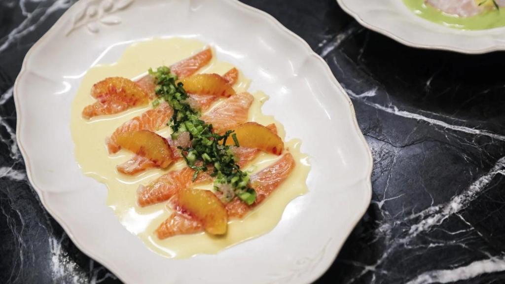 Uno de los platos que salen de la cocina del chef colombiano.