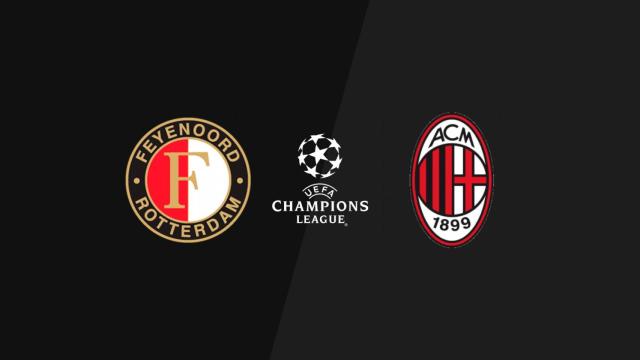 Feyenoord - Milan, fútbol Champions League en directo