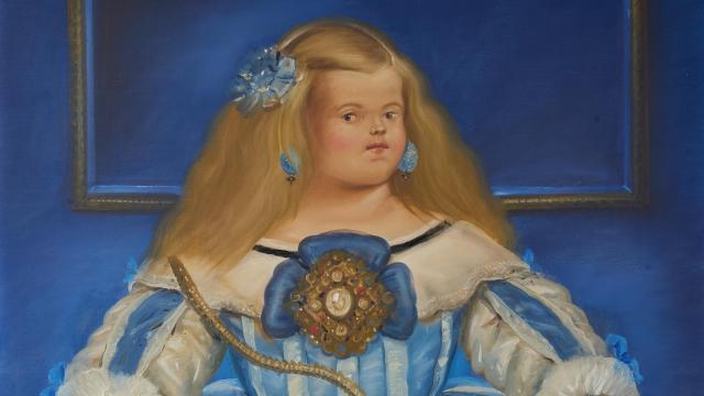 'La Menina, según Velázquez' (Fernando Botero, sf)