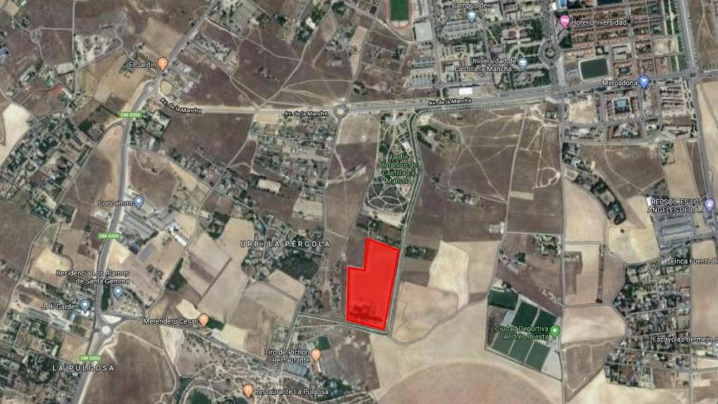 Parcela subastada en Albacete.
