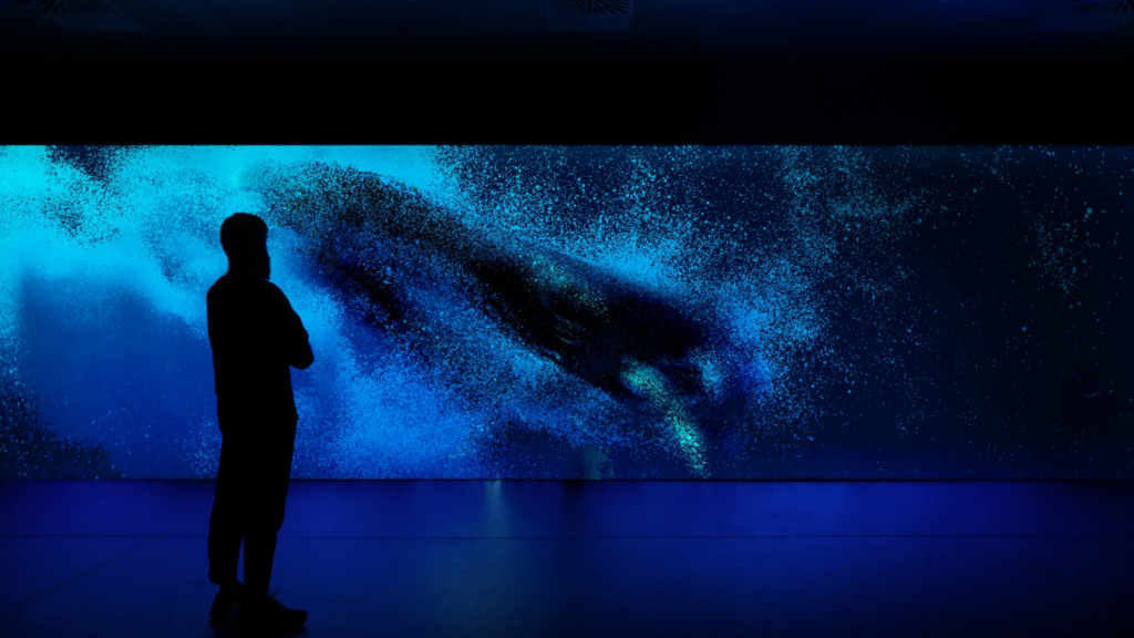 La exposición 'Ecos del Océano' en Madrid.