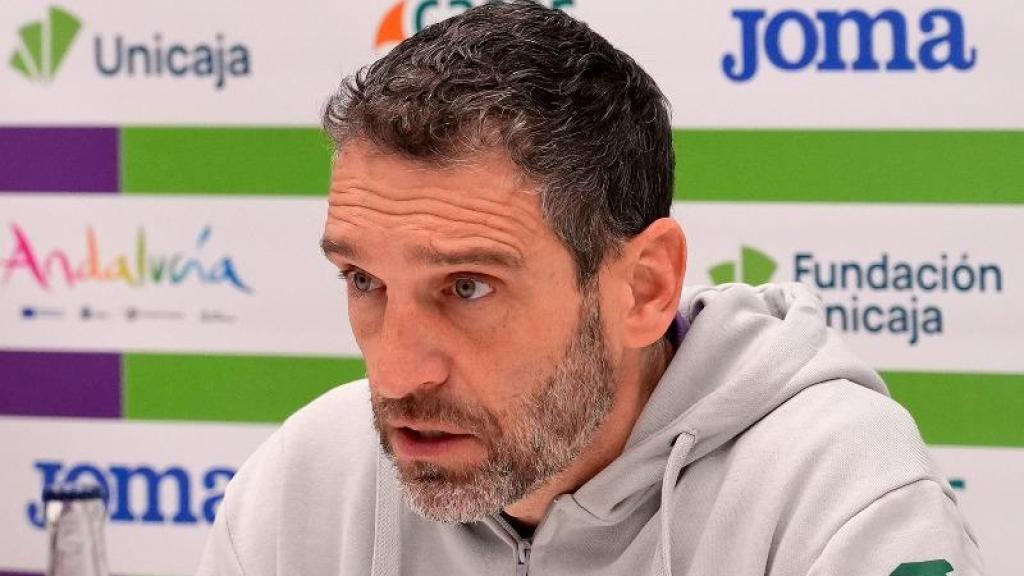 Ibon Navarro en la rueda de prensa previa a la Copa del Rey