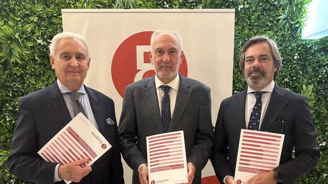 Javier Font, Manuel Méndez y Antonio Pedraza.