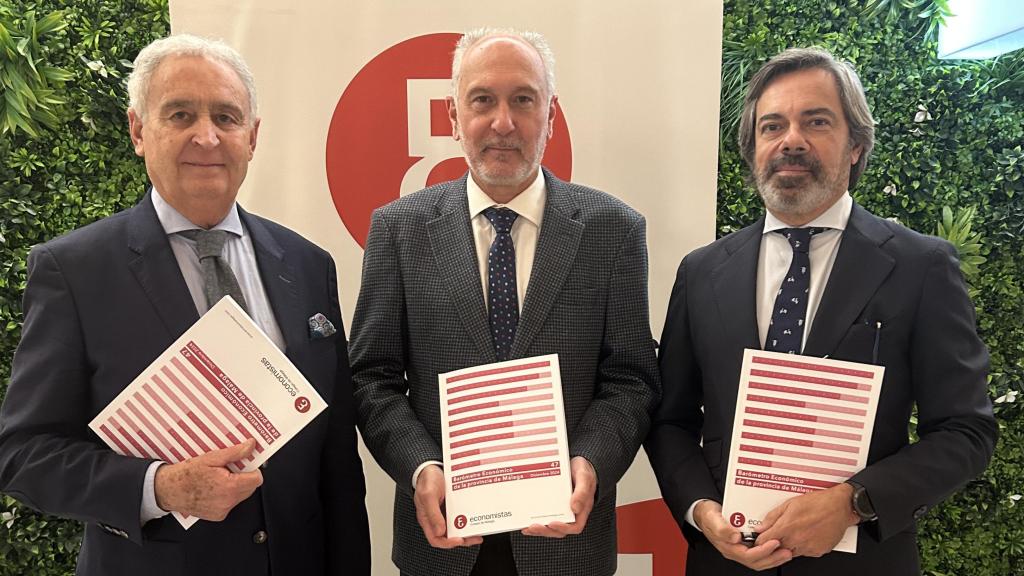 Javier Font, Manuel Méndez y Antonio Pedraza.