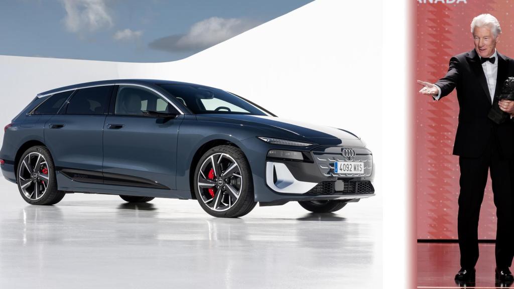 Richard Gere se trasladó en la ceremonia de los Goya en este Audi A6 e-tron Avant.