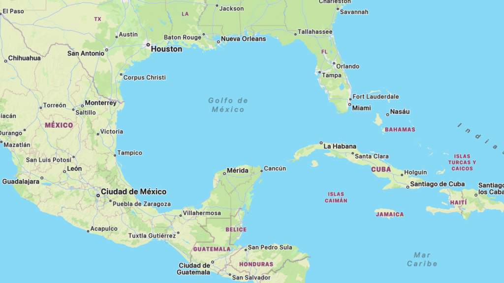 Captura de Apple Maps en España
