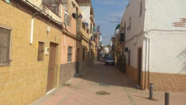 Una de las calles de la barriada de la Bachillera.