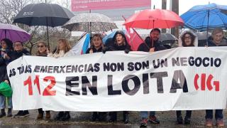 Trabajadores del 112 reclaman la gestión pública del servicio en A Estrada (Pontevedra)