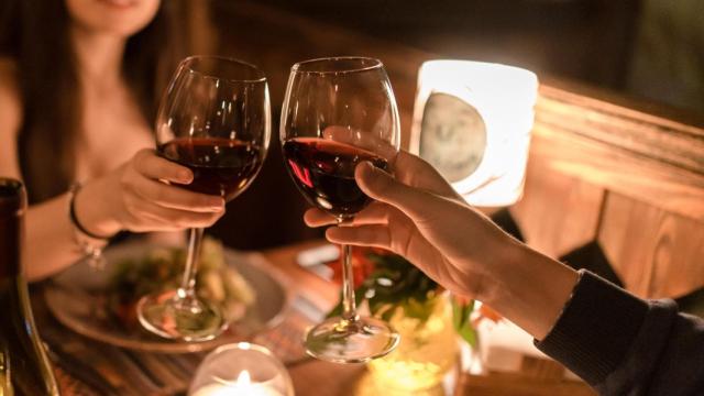 Cena romántica en San Valentín