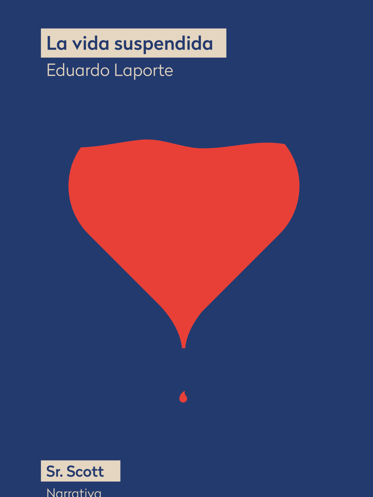 Cubierta de La vida suspendida (Sr Scott, 2025).