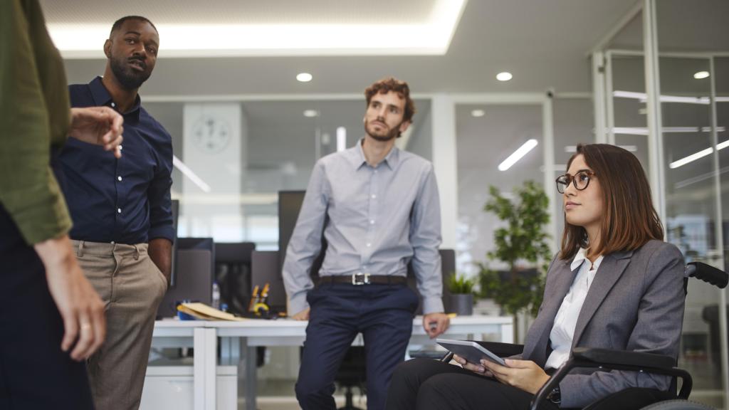 Inclusión laboral. Imagen de archivo.