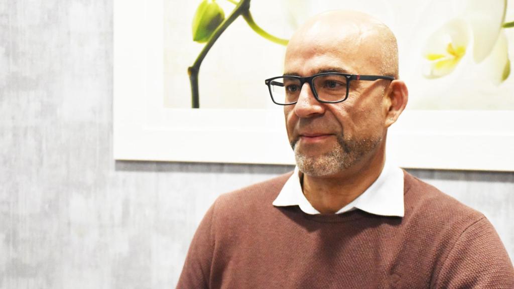 David Cortejoso durante la entrevista