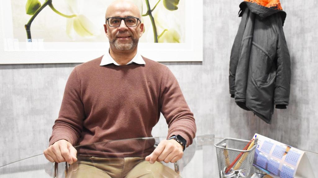 David Cortejoso durante la entrevista con EL ESPAÑOL de Castilla y León