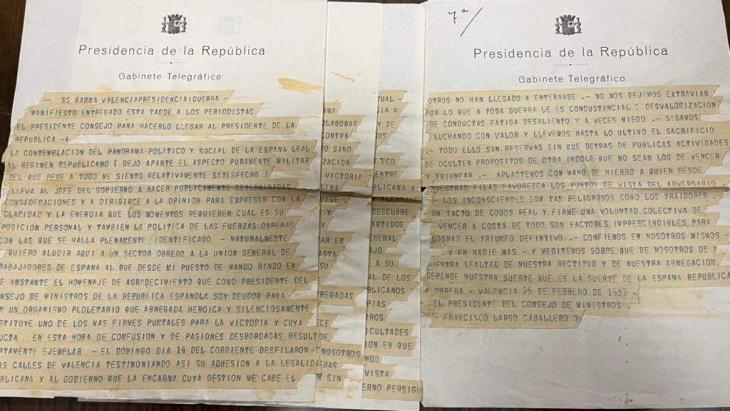 Manifiesto de Largo Caballero.