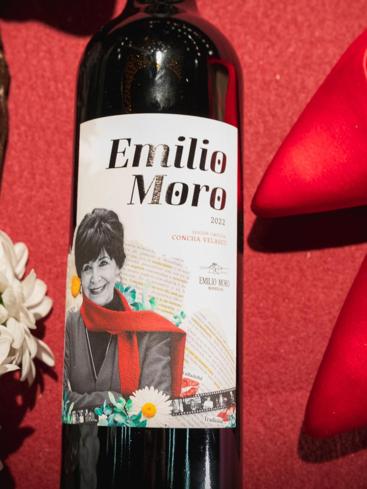 El vino edición limitada creado con la imagen de Concha Velasco.