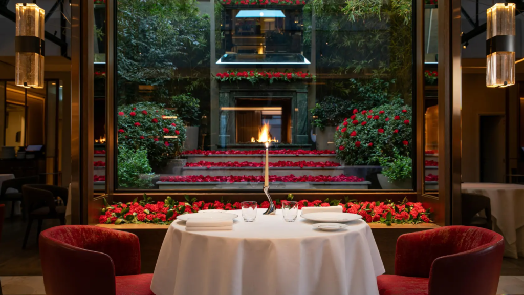 La mesa de Saddle pèrfecta para pedir matrimonio.