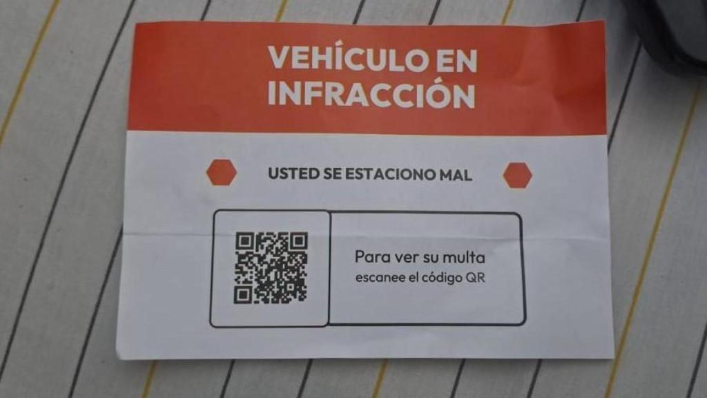 Imagen del ticket de la estafa que se viralizó en Zaragoza.