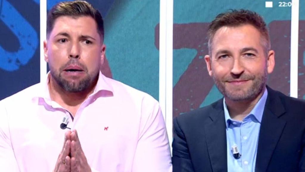 Frank Blanco no se contiene y se suelta la lengua con Kike Quintana