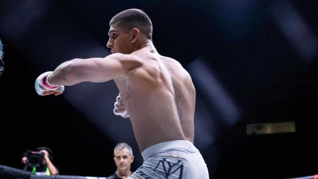 Yaman 'El Diamante', durante una de sus peleas en WOW