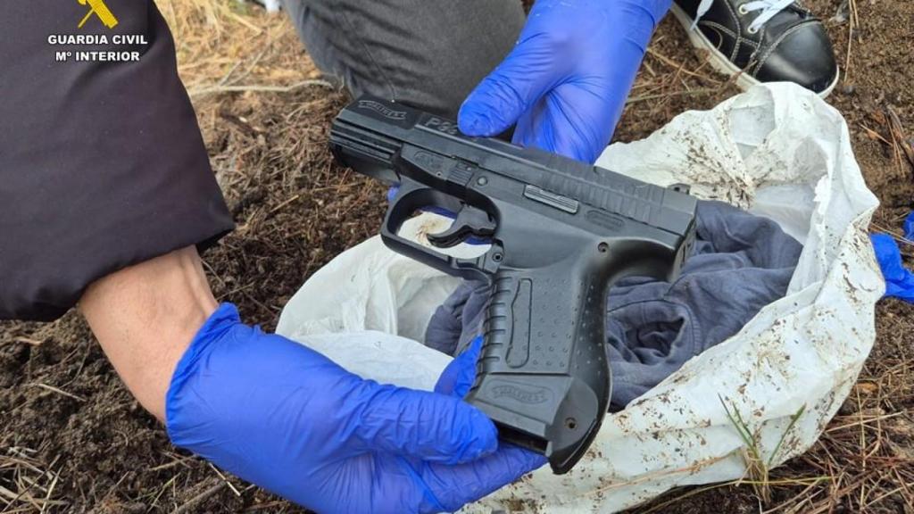 Arma usada en el crimen.