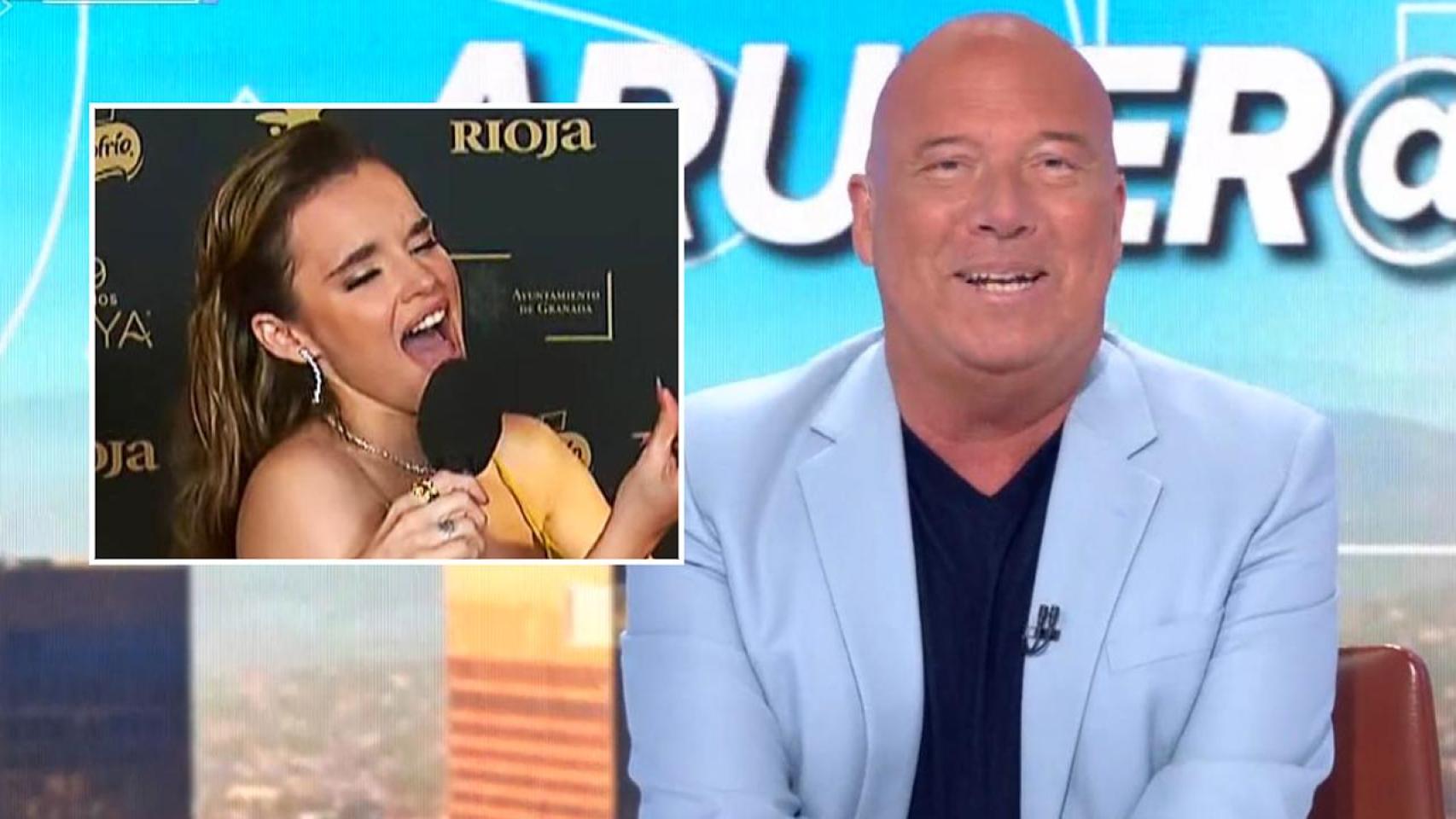 Melody y Alfonso Arús, en un fotomontaje de BLUPER.