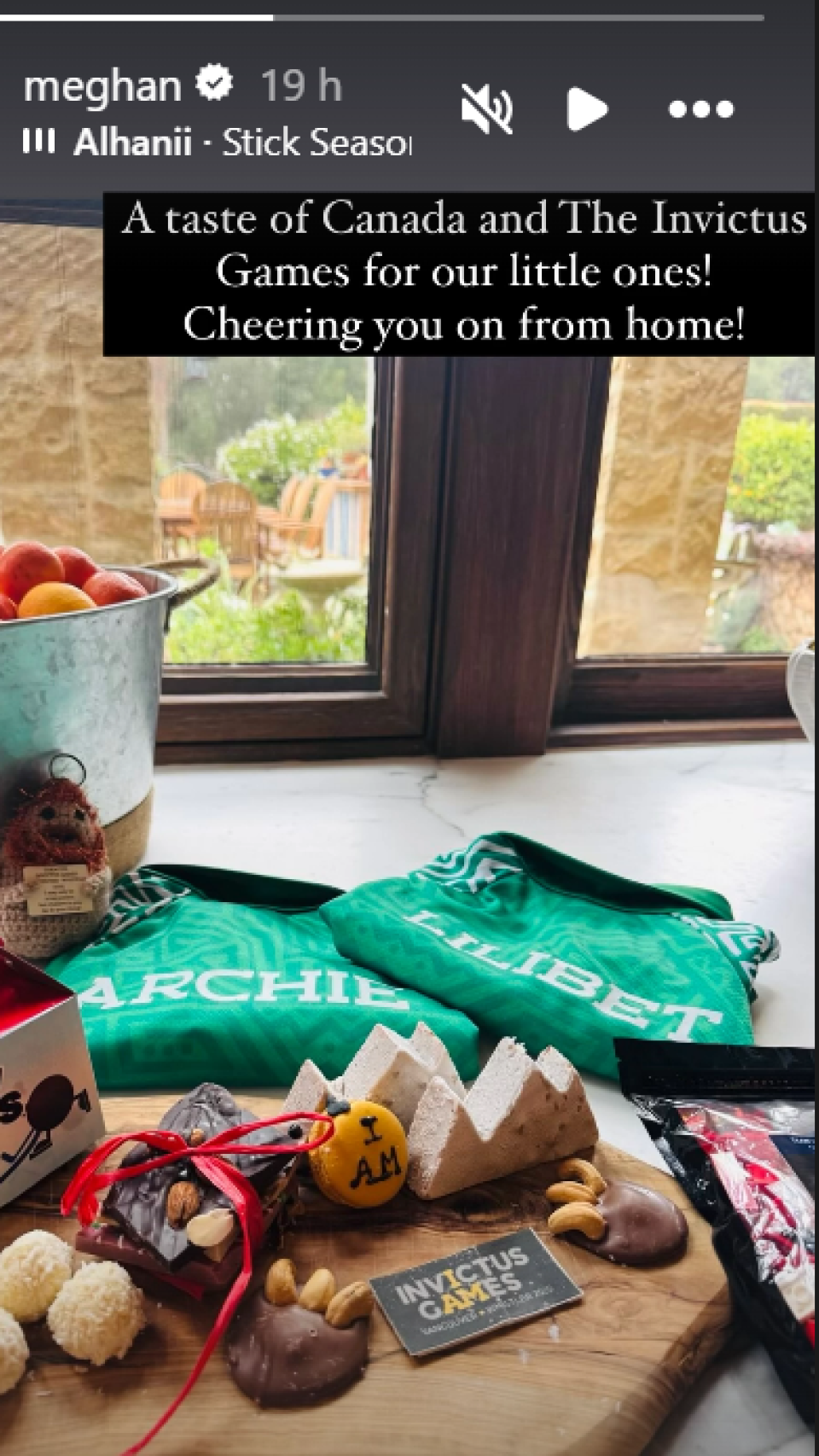 La foto que ha compartido Meghan Markle en sus 'stories'.