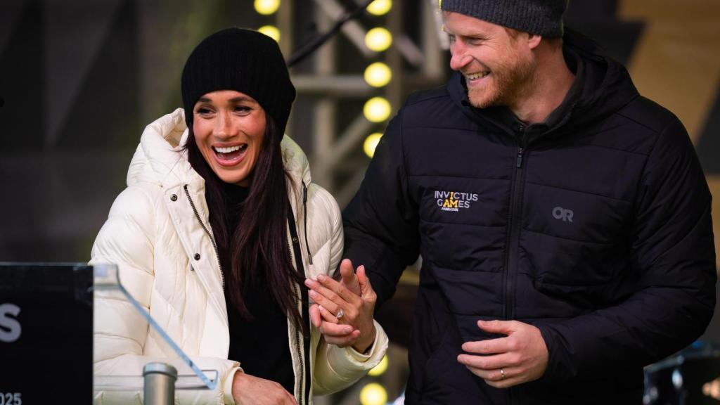 Meghan Markle y el príncipe Harry en los Invictus Games.