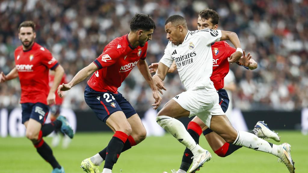 Kylian Mbappé, contra Osasuna