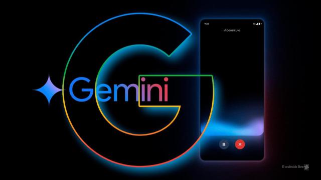 Fotomontaje de Gemini Live de Google