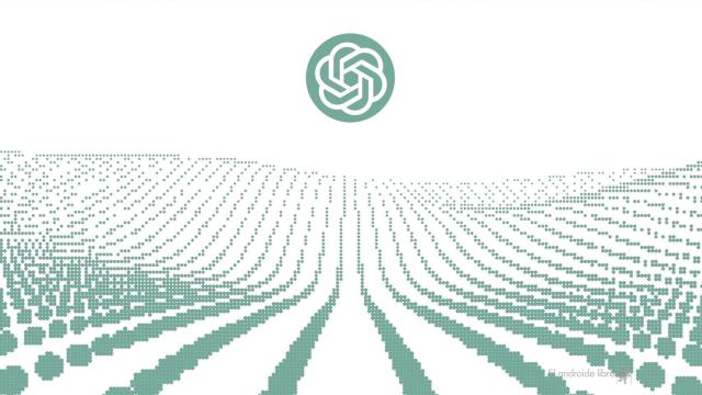 Fotomontaje del logo de ChatGPT