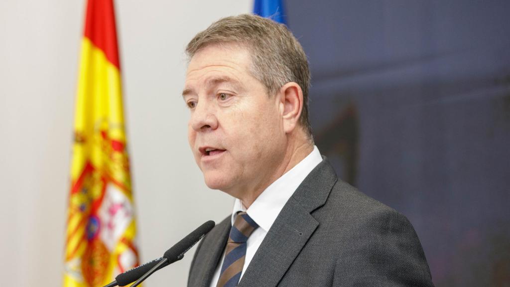 Page, este jueves durante una intervención en Toledo.