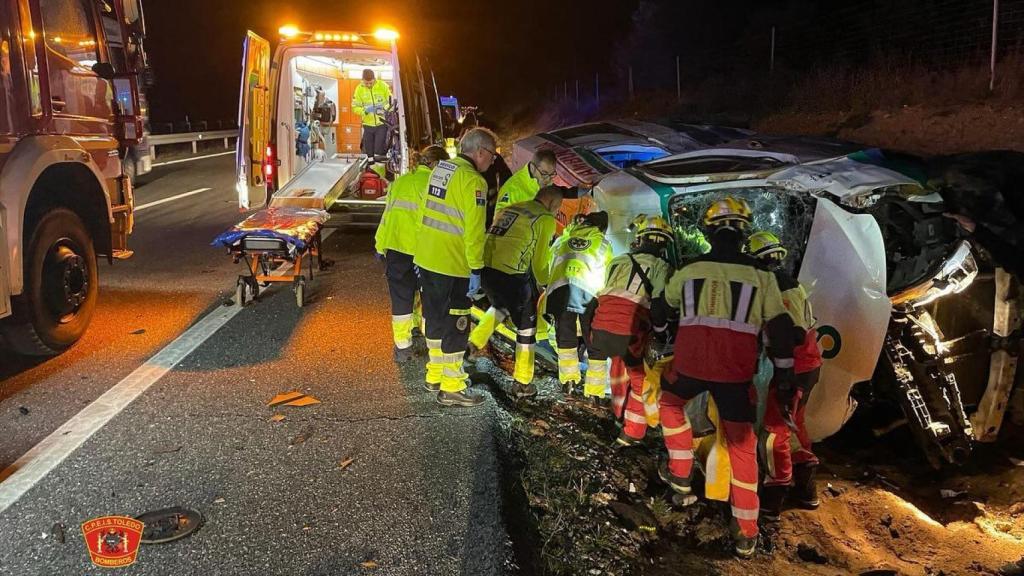 Dispositivo de rescate del conductor accidentado.