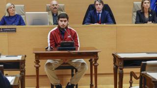Mohamed Houli Chemlal, uno de los dos terroristas supervivientes de los atentados yihadistas  del 17-A en Cataluña, compareció este jueves en la Comisión de Investigación sobre los Atentados en el Congreso de los Diputados.