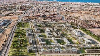 Diseño de las viviendas en el nuevo barrio de Málaga en Cortijo Merino.