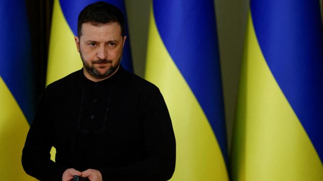 El presidente de Ucrania, Zelenski.