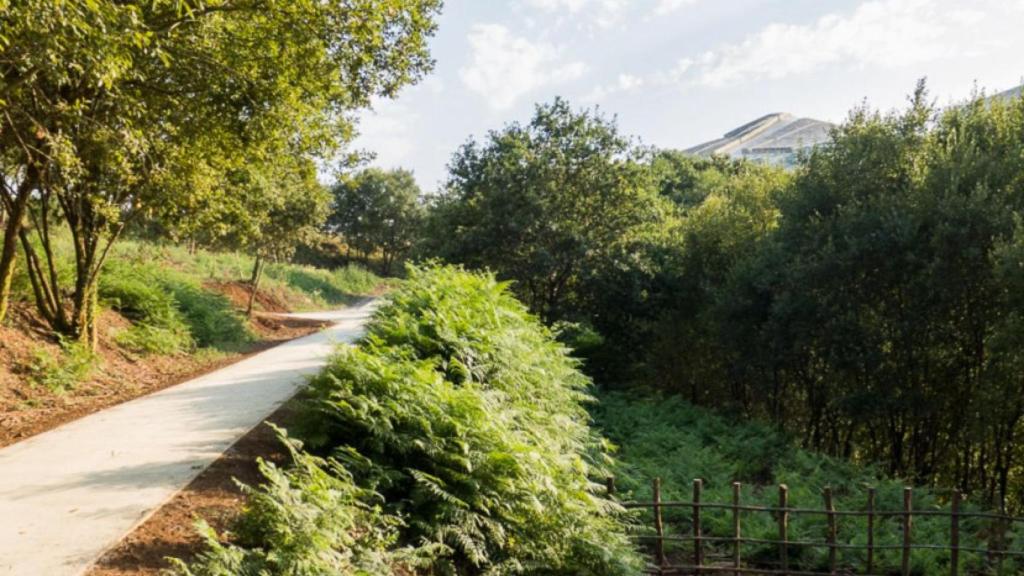 Parque do Lago, en Santiago.
